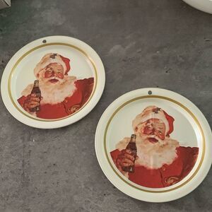 Vintage coke coasters